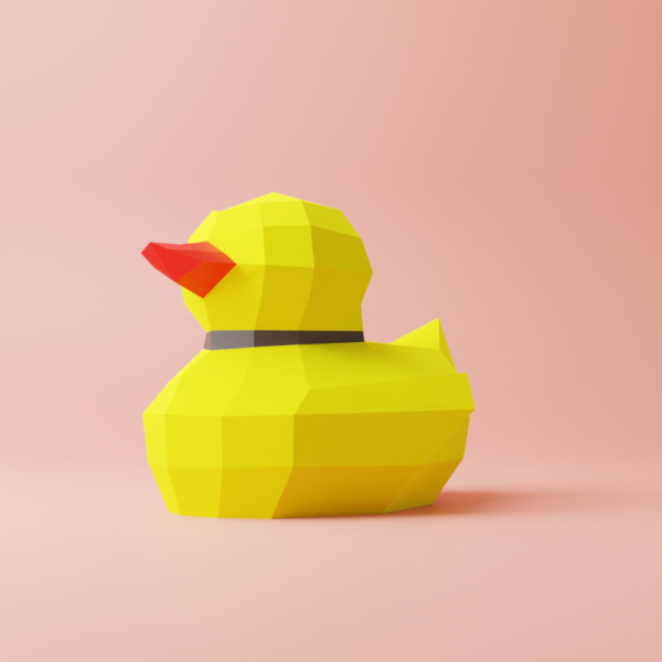 bathroomduck papercraft template