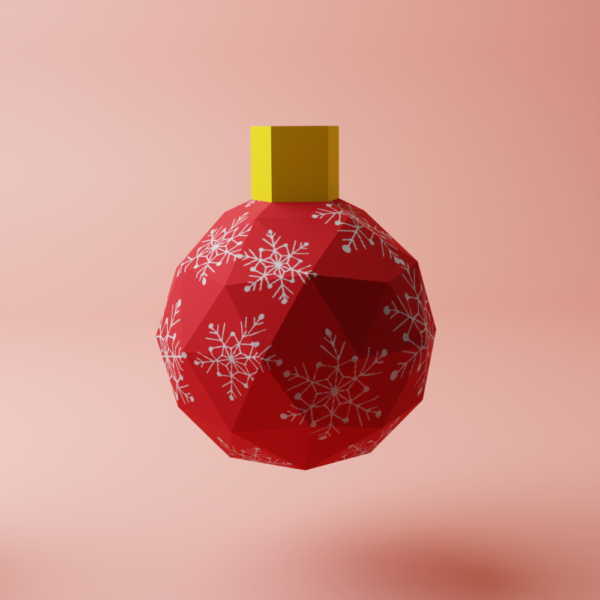 christmas bauble papercraft