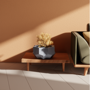 3d Flower Pot DIY Model in Pdf, Dxf Format, Kids Crafting Activities, Paper Models, Low poly flower pot template home decor